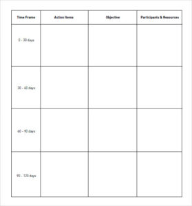 30 day planner template