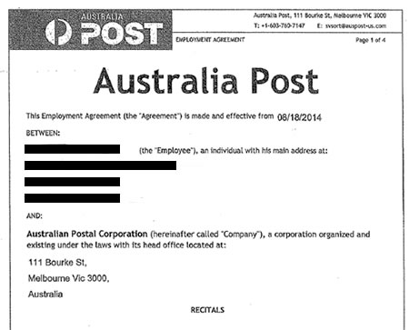 Scam alerts Australia Post