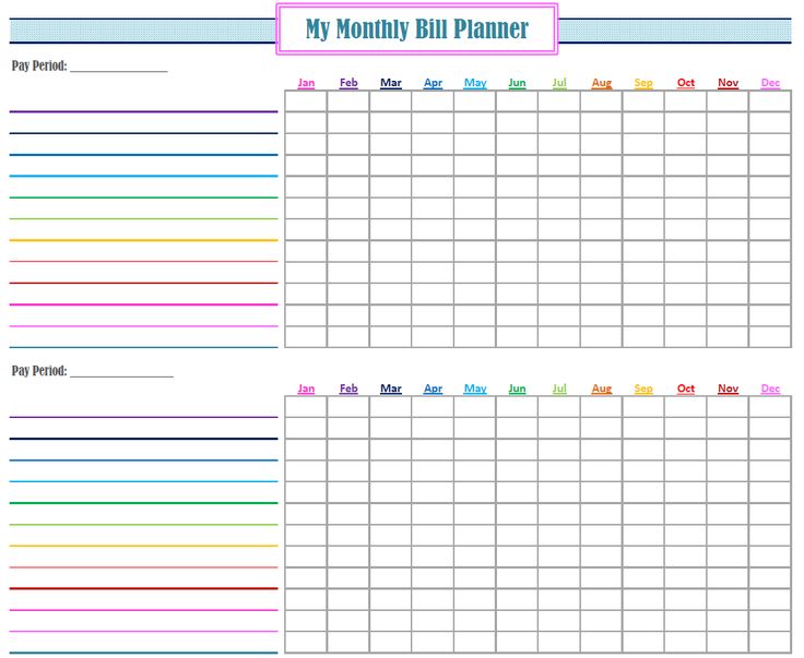 FREE Printable Annual Bill Organizer: http://teachme2save.com/2014 