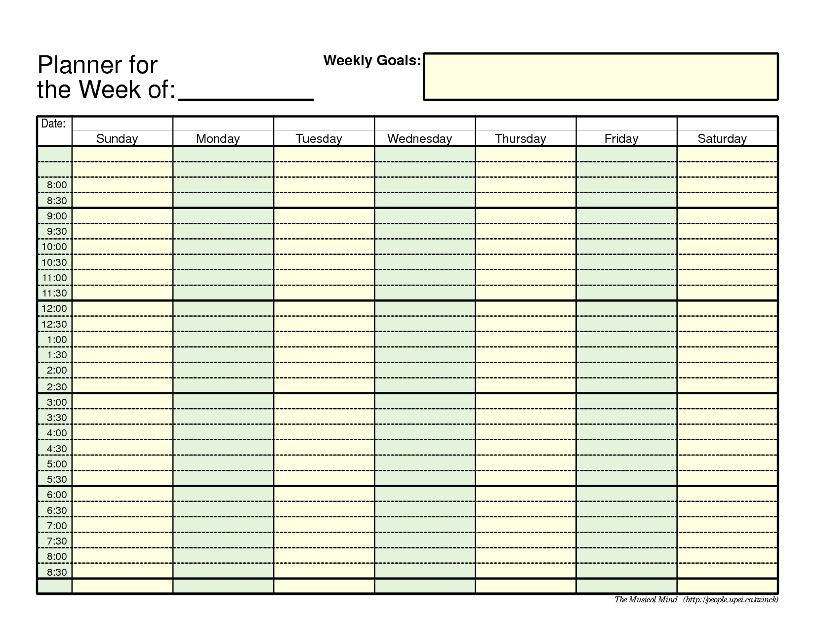 Monthly Calendar Template | aplg planetariums.org