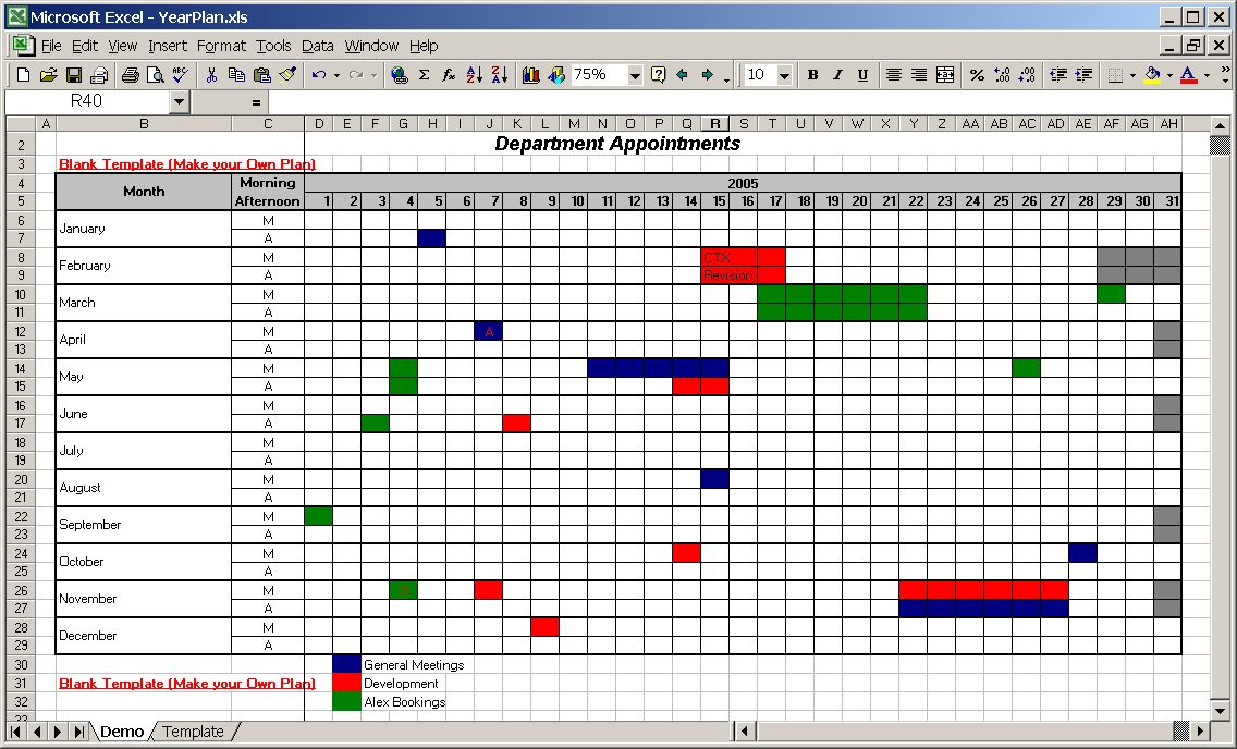 Monthly Planner Template Free Printable Monthly Planner for Excel