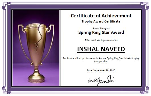 Awards Certificates Templates For Word : Masir