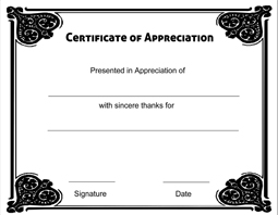 Free certificate of appreciation templates Certificate Templates 