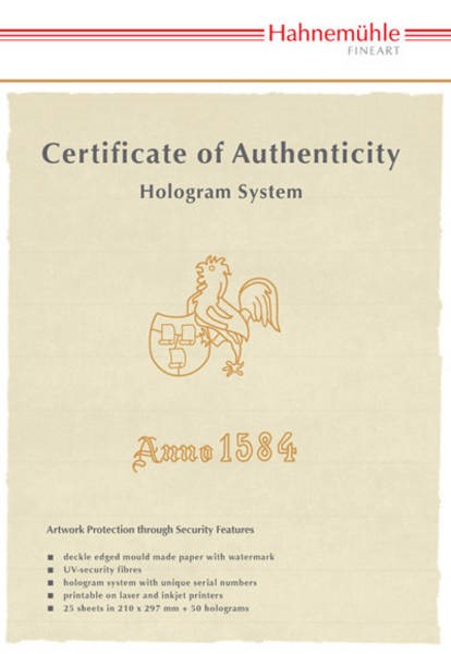 Certificate of Authenticity with Hologram | Kivo Hotel