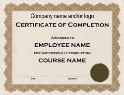 Completion Template Word Free | Certificate Templates Completion Template Word Free | Certificate Templates