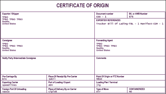 Free Edit Certificate Of Origin Templates Excel PDF Formats : Vlcpeque