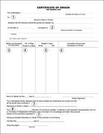 Freightdata U.S. Documents NAFTA Certificate of Origin Form 7512