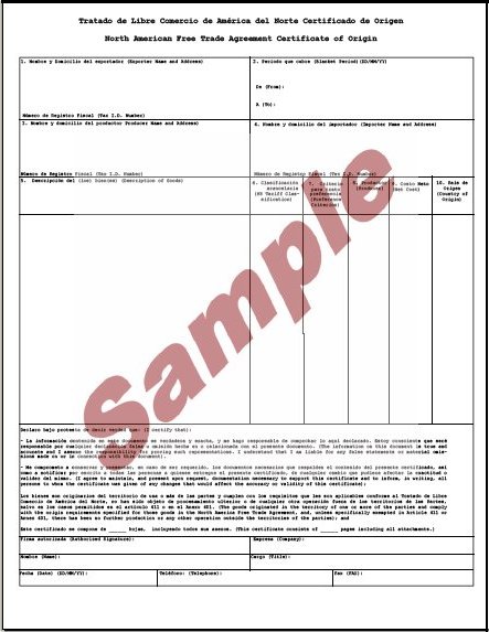 How To: NAFTA Certificate / Certificate of Origin | Jesse Lyddiatt 