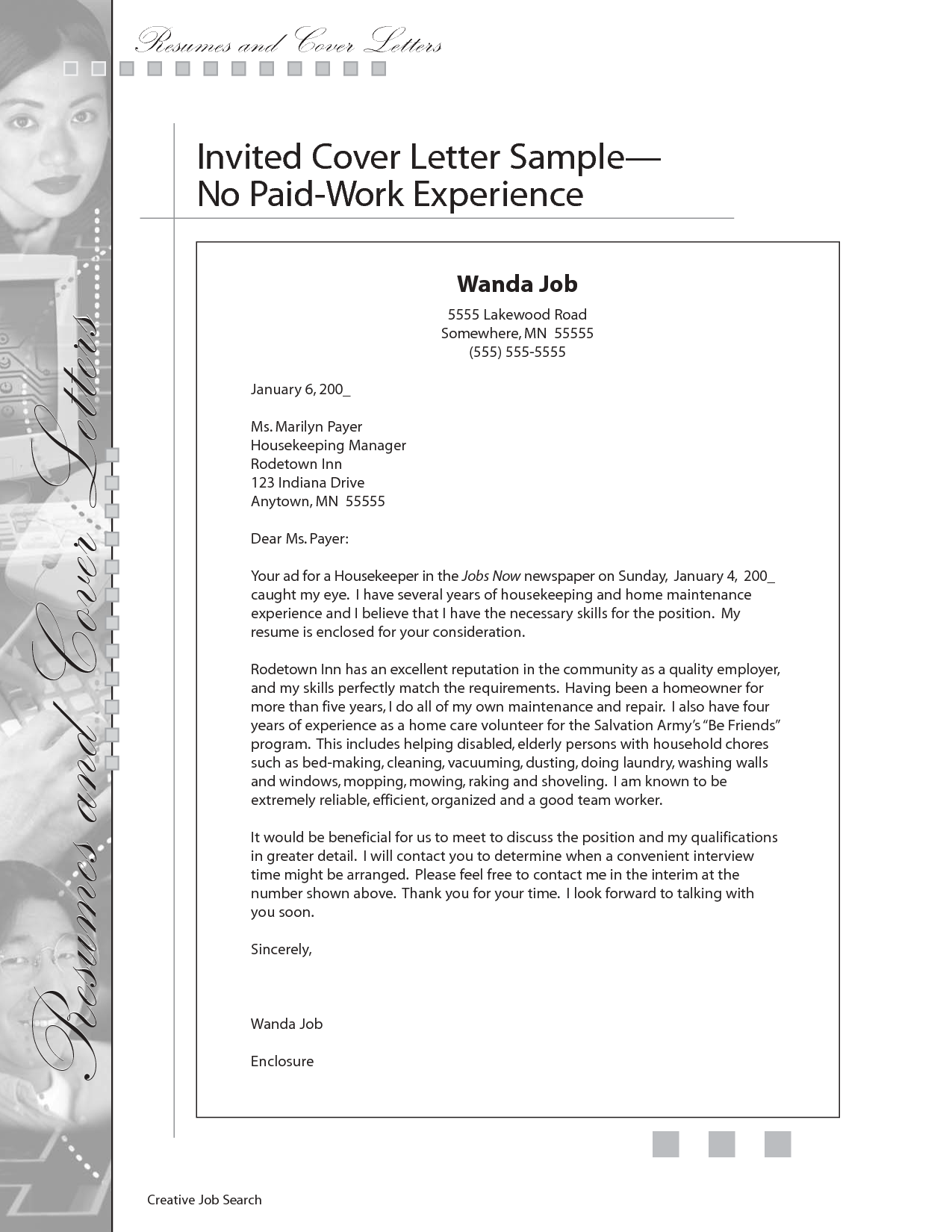 How To Write A Cover Letter For Work Experience #9402