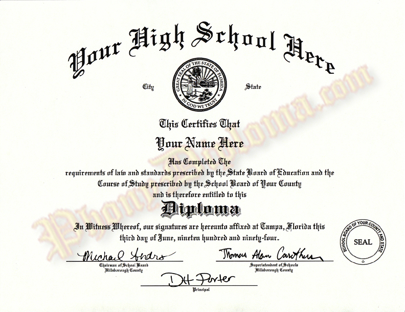 Download: Homeschool High School Diploma Templates 