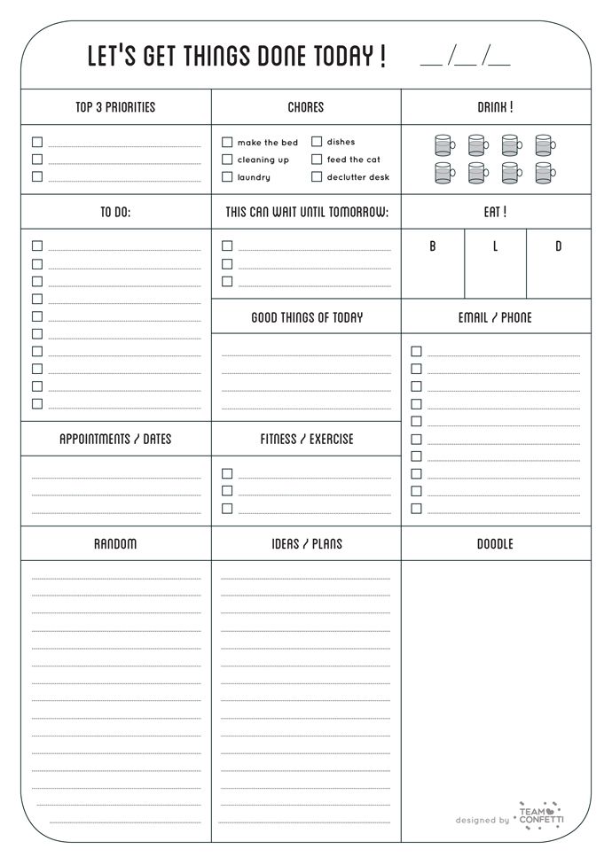 Daily Planner Archives Printable Calendar 2017 2018 2019