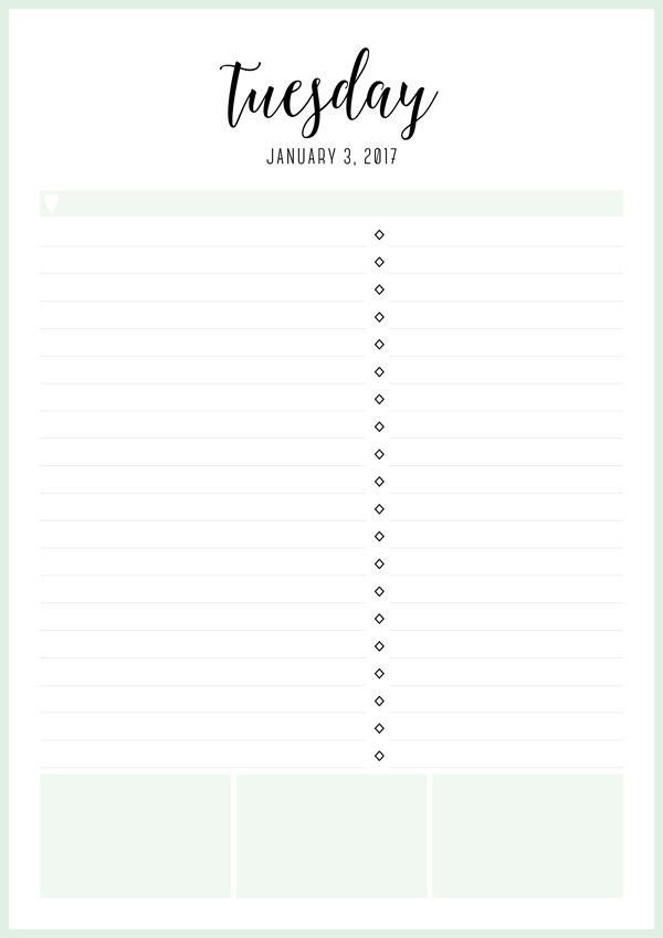 Favorite Daily Planner Pages & a Free Printable
