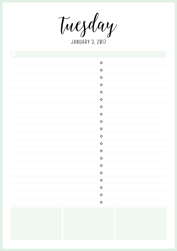 Top 5 Favorite Daily Planner Pages & a Free Printable | Free Favorite Daily Planner Pages & a Free Printable