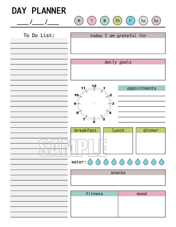 Best 25+ Daily planner printable ideas on Pinterest | Daily Best 25+ Daily planner printable ideas on Pinterest | Daily