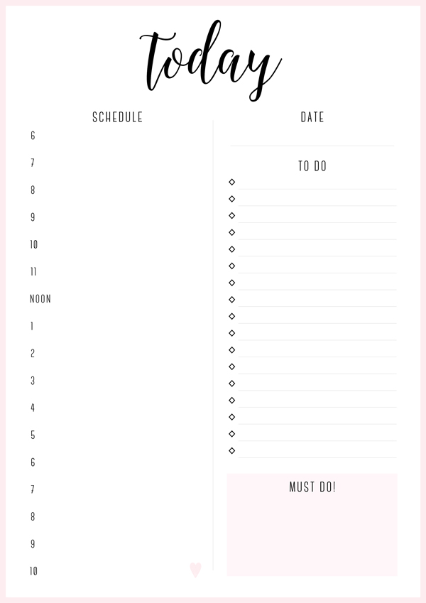 FREE PRINTABLE IRMA DAILY PLANNERS eliza ellis