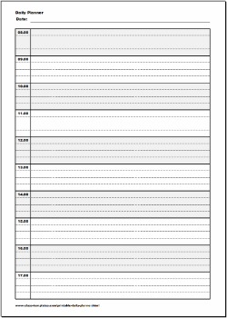 planning pdf template