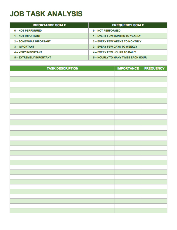 Daily Task Sheet For Employee | Wolfskinmall