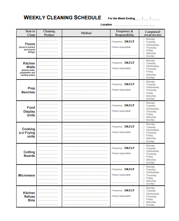 Complete Housekeeping Printable Set! | Price list, House and Cleaning