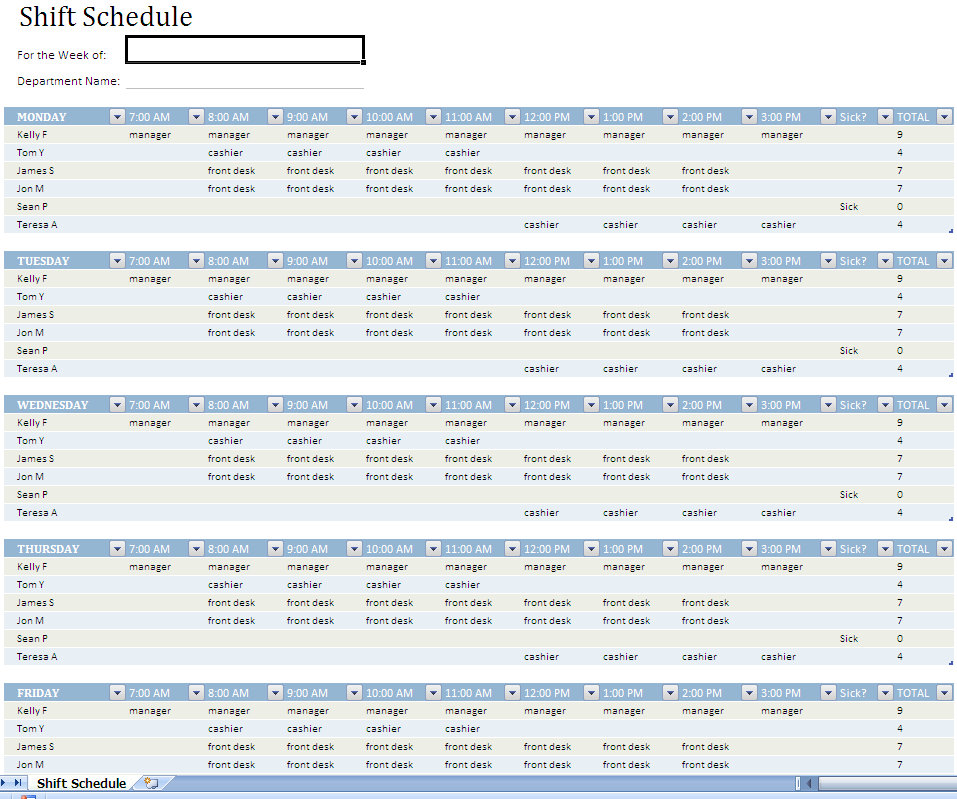 Organise employees with Doodle's simple schedule maker | Doodle