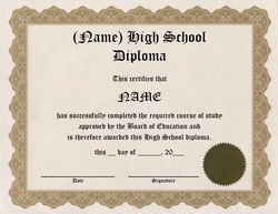 Free High School Diploma Templates| Geographics | classroom 