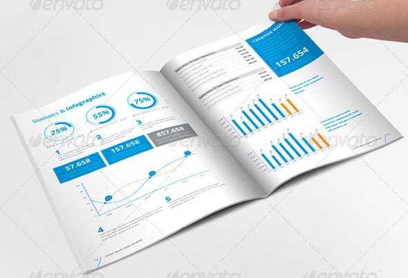 40 Best Corporate InDesign Annual Report Templates | Web & Graphic 