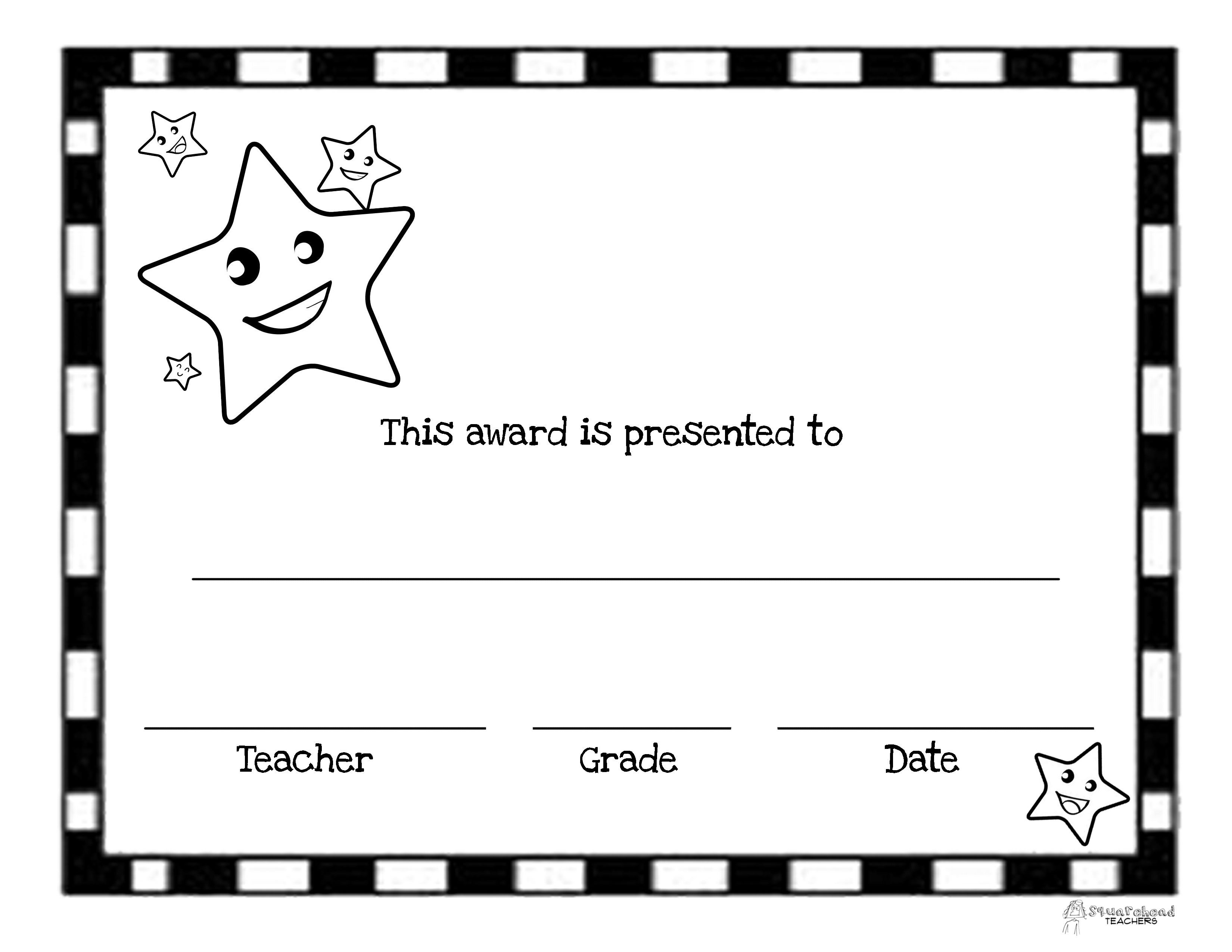 Printable Award Certificates For Students | Craft ideas 