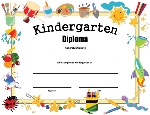 Free Printable Preschool Diplomas | Sunday school | Pinterest 