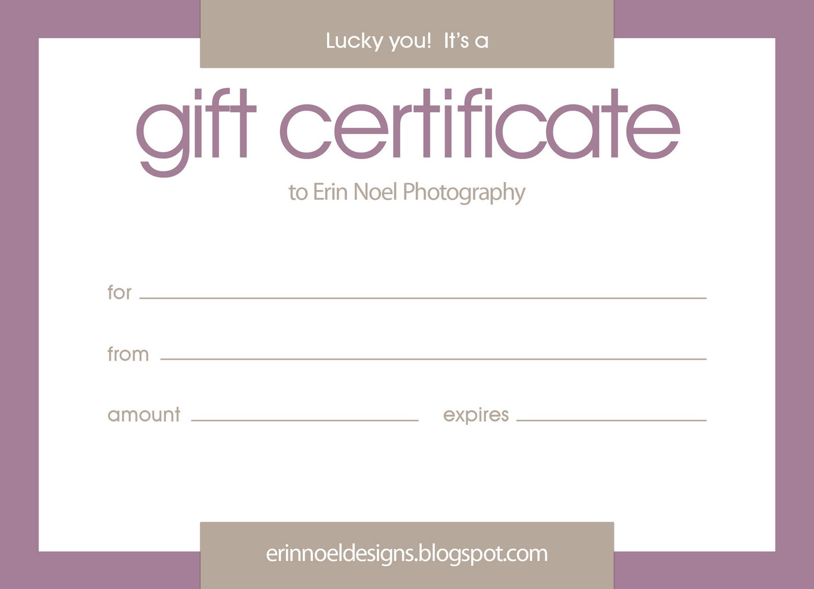 Customize Gift Certificate vouchers | Blank Certificates