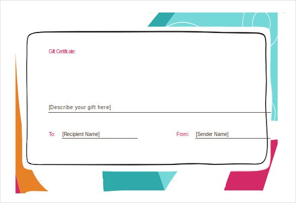 present voucher template gift voucher templates printable gift 