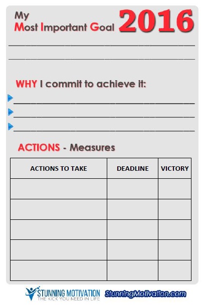 Goal Setting Worksheet Download