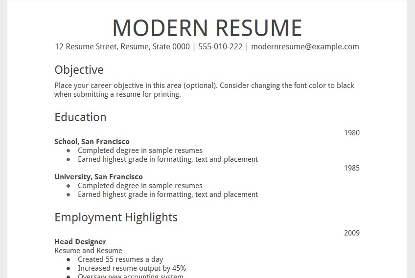 Awesome Resume Templates For Google Docs 8 Template CV Resume Ideas