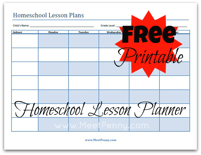 Ultimate Free Homeschool Planning List: Free Homeschool Planners 