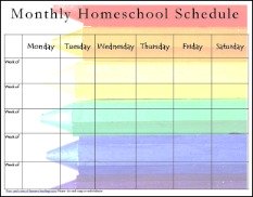 5 Free Printable Homeschool Schedules and Printable Homeschool 