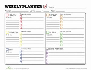 Image result for homework planner printable | Organization 