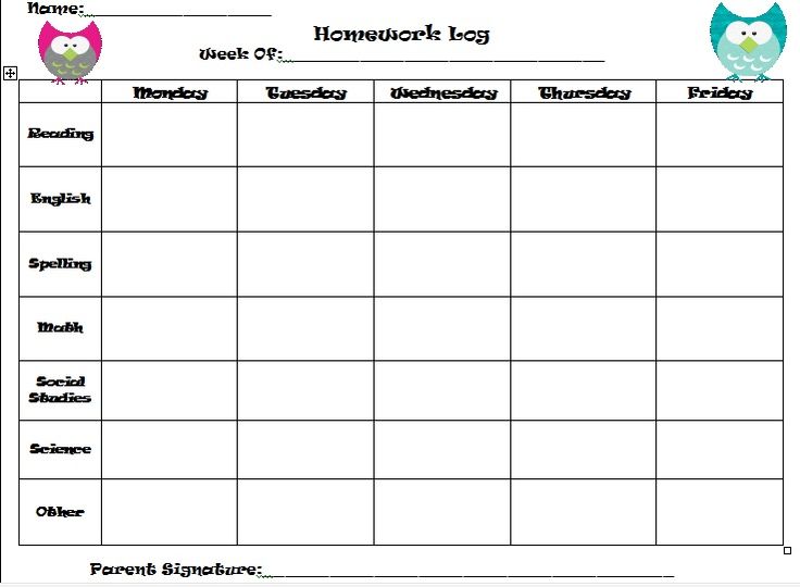 Best 25+ Homework planner printable ideas on Pinterest | Weekly 