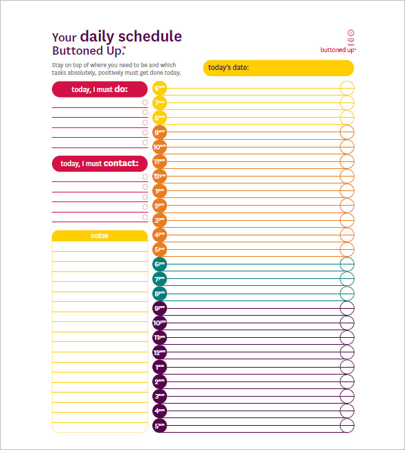 7+ weekly hourly planner pdf | a cover letters