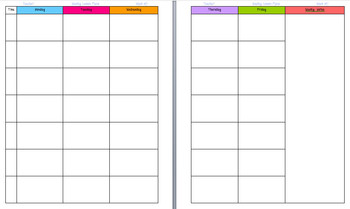 FREE Printable Lesson Plan Template. From kindergarden to 