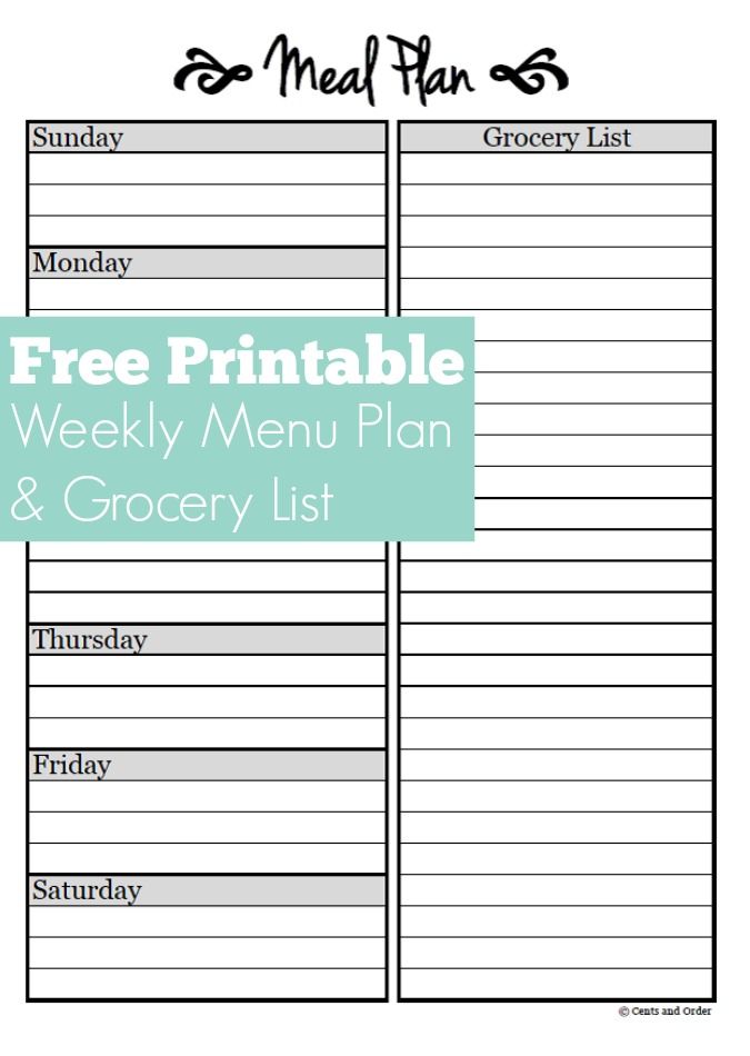 Sample Meal Planning Template 16+Download Free Documents in PDF 