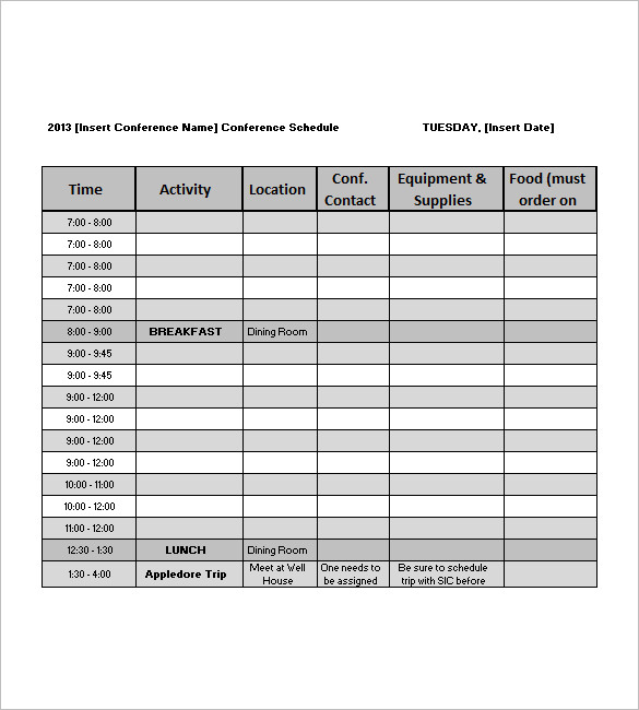 Agenda Template – 24+ Free Word, Excel, PDF Documents Download 