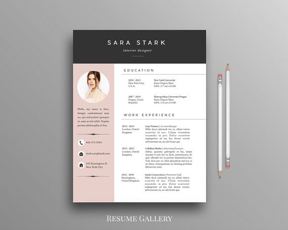 18 modèles de CV créatifs gratuits | Free resume, Photoshop 