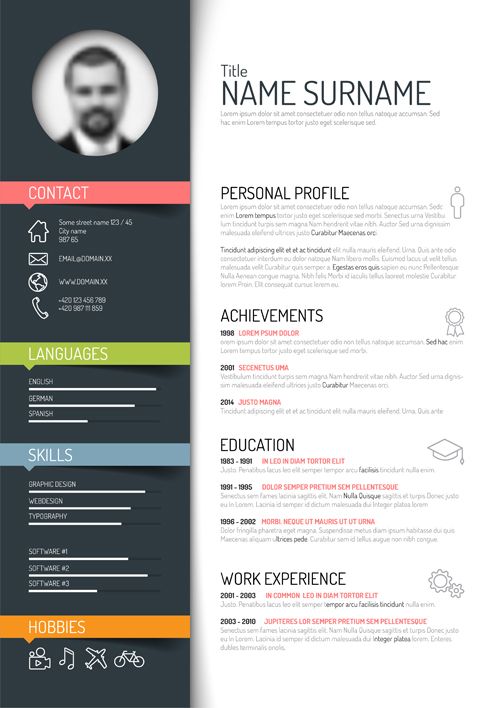 Resume Template CV Template Word for Mac or PC