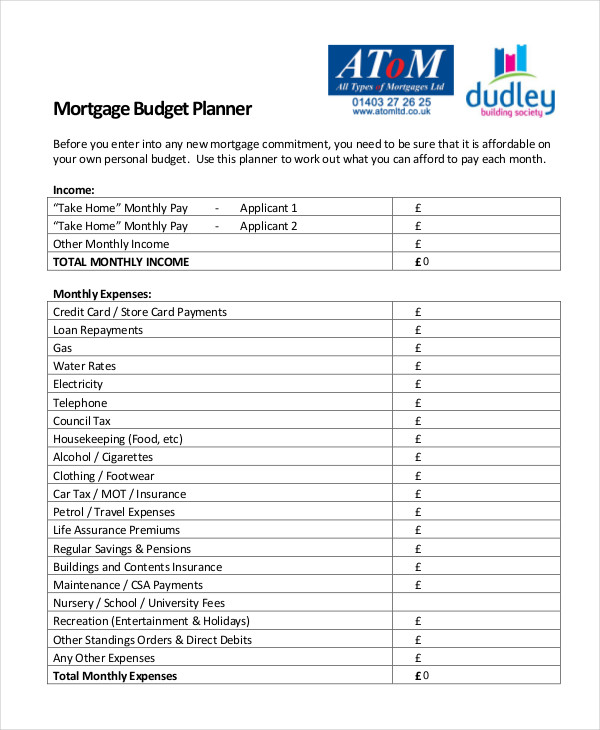 Monthly Budget Planner Template 10+ Free Excel, PDF Documents 