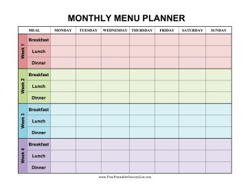 Best 25+ Monthly meal planner ideas on Pinterest | Monthly menu 