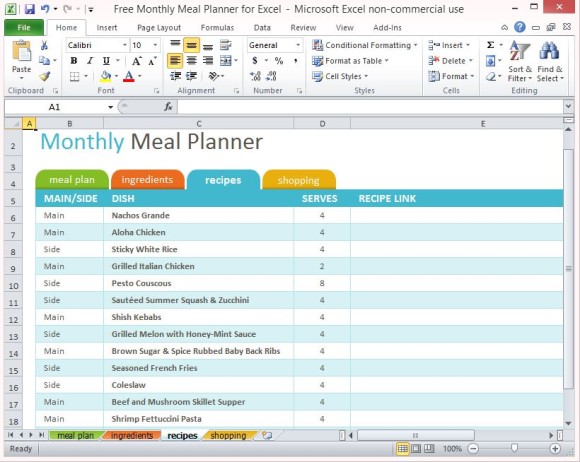 Experts say: What's for Dinner? Here's a monthly meal planner 