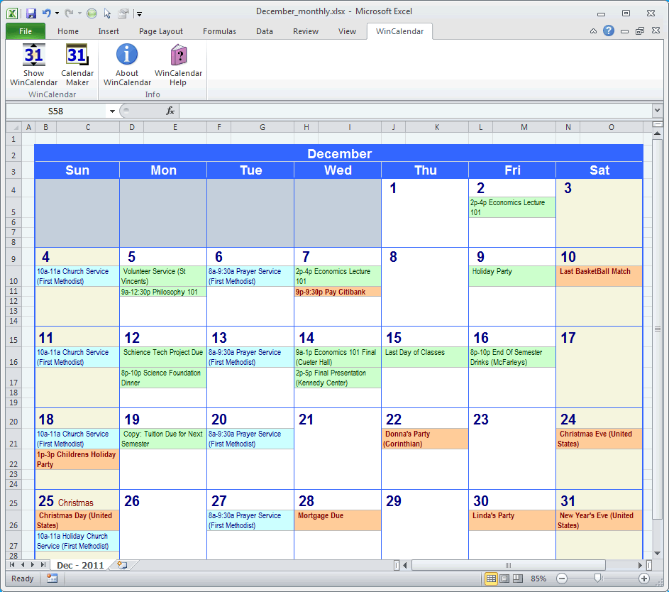 Monthly Menu Planner Template Excel | monthly menu planner 