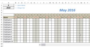 roster template