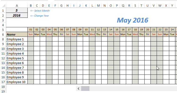 Sample Staff Roster Template 7+ Free Documents Download in PDF 