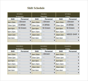 monthly rota template free planner template free rota template free