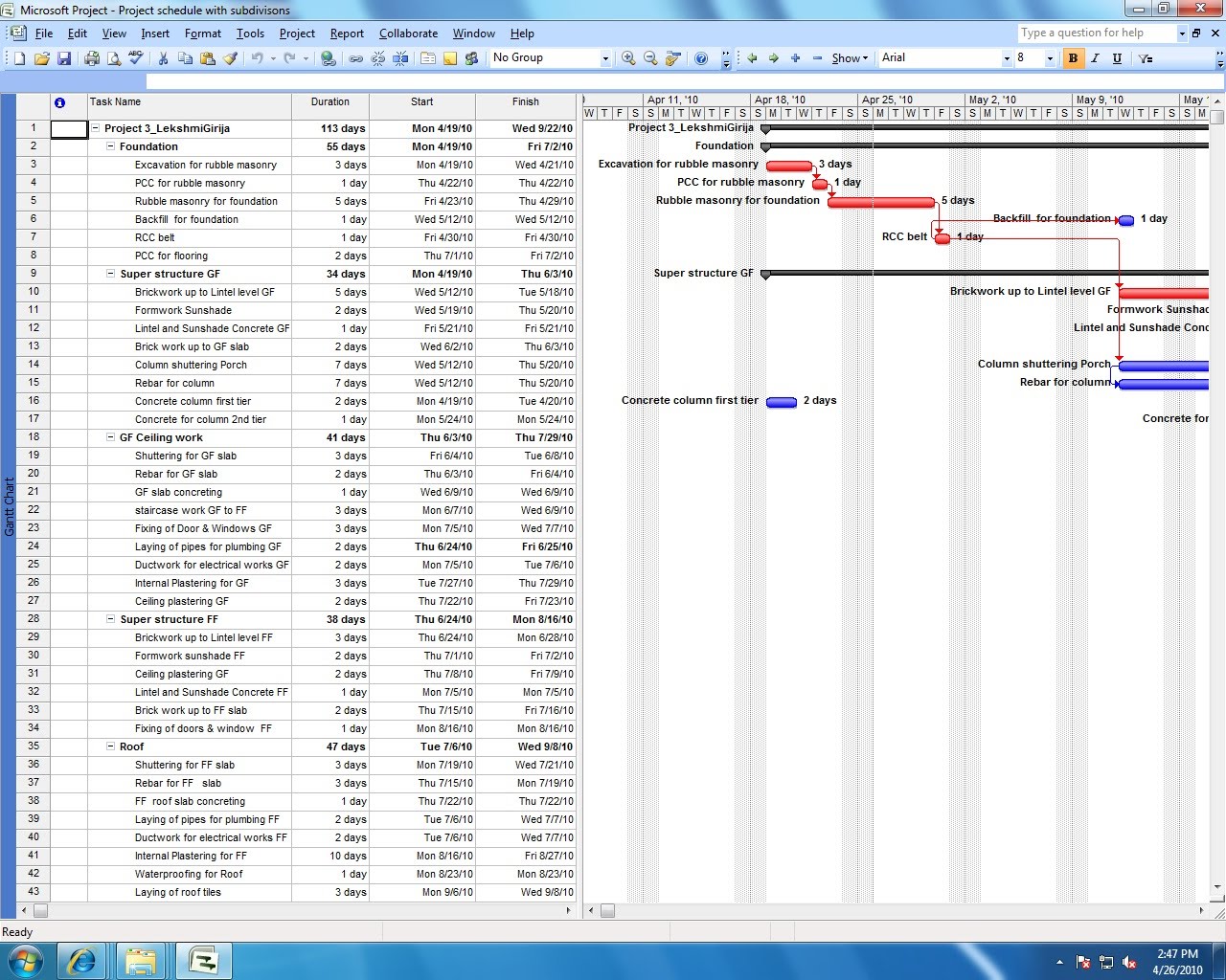 Construction Schedule Template | eknom jo Construction Schedule Template | eknom jo