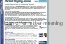 Loan offer letter meaning, Ace cash express first loan free Loan offer letter meaning, Ace cash express first loan free